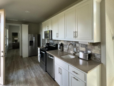 Kitchen cleaned and organized